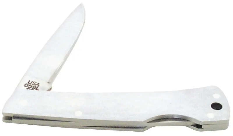 CASE 00004 Folding Pocket Knife, 2-1/4 in L Blade, Stainless Steel Blade, 1-Blade :EA: QUANTITY: 1