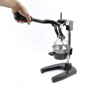 CAST IRON SQUEEZE JUICER W/BLACK PAINTING