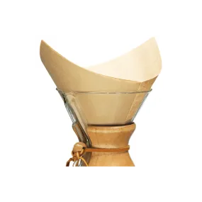 Chemex Bonded Pre-Folded FSU-100 Filter Circles  (for the Chemex 6-Cup/ 8-Cup/10-Cup Pour-Over Glass Coffee Maker)