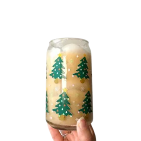 Christmas Tree Glass Cup-Dishwasher Safe