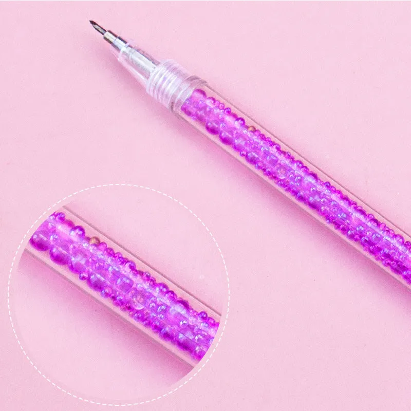 Colorful broken diamond decoration handmade DIY carving knife hand account pen knife #k9596