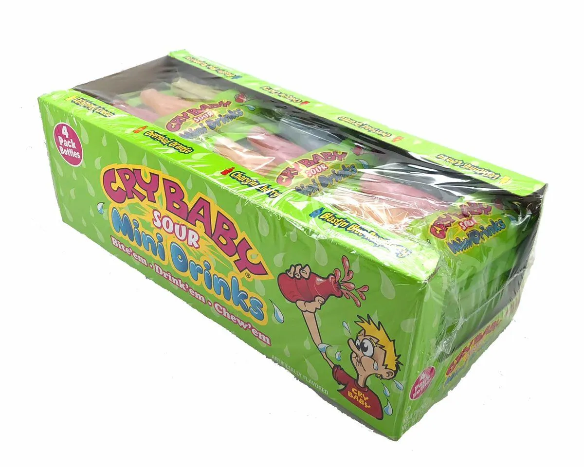 Cry Baby Sour Mini Drinks 4 Packs