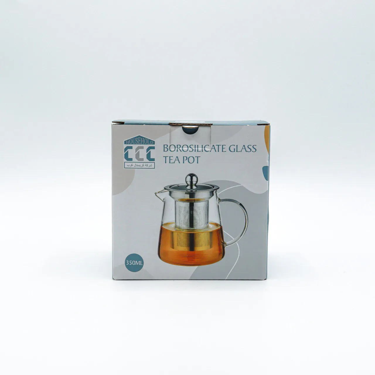 Crystal Cup - Borosilicate Glass tea pot 350 ml