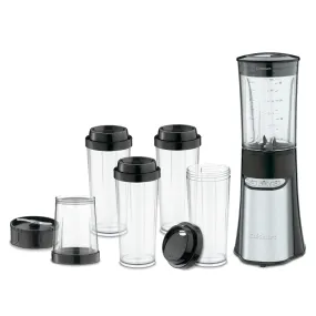 Cuisinart Compact Portable Blending/Chopping BPA-Free Blender   4 Travel Cups, 350 Watt, 32 oz. Black - Certified Refurbished