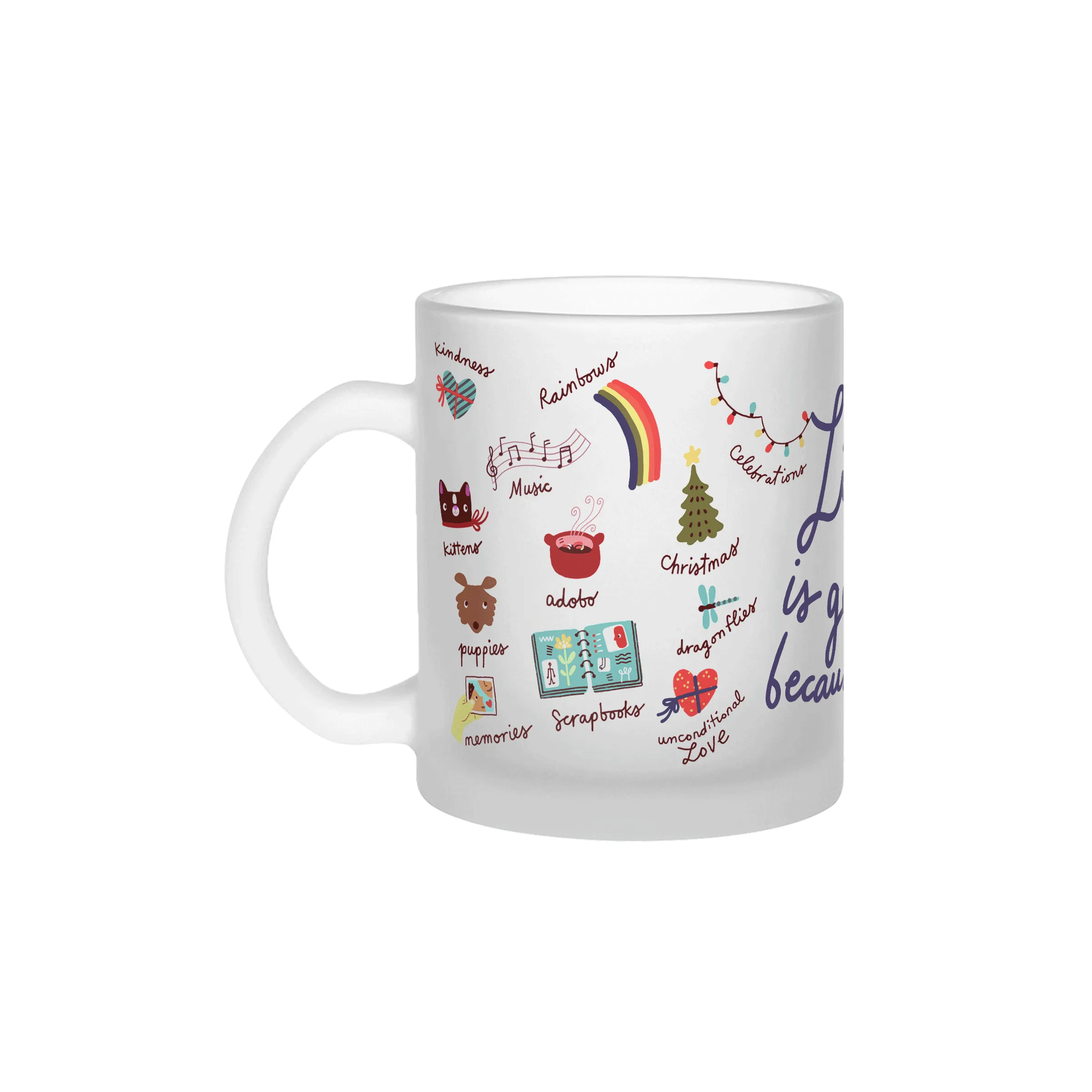 Dear Me Frosted Mug