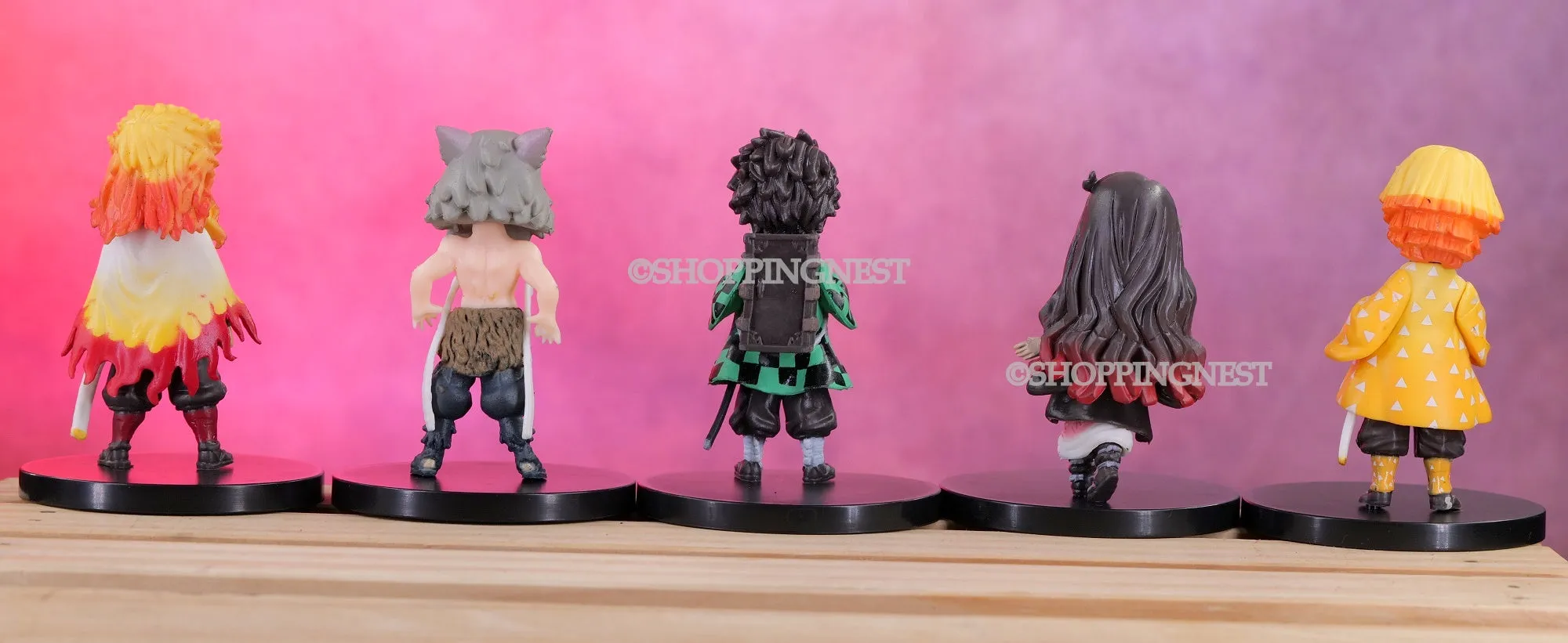 Demon Slayer Set of 5  Mini Anime  Weeb Manga Collectible Action Figure