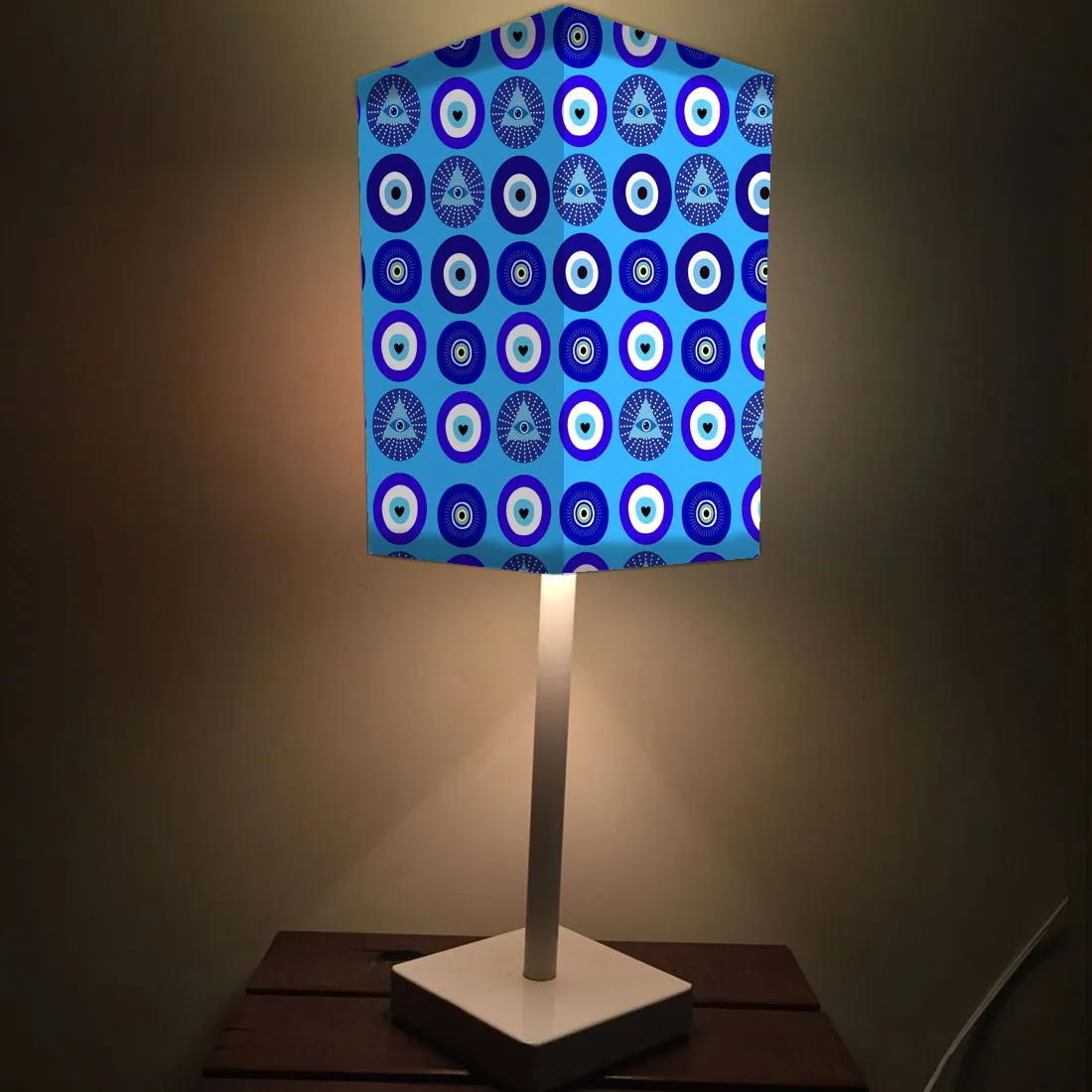 Designer Tall Table Lamp for Living Room Bedroom Lamps - Evil Eye Protector