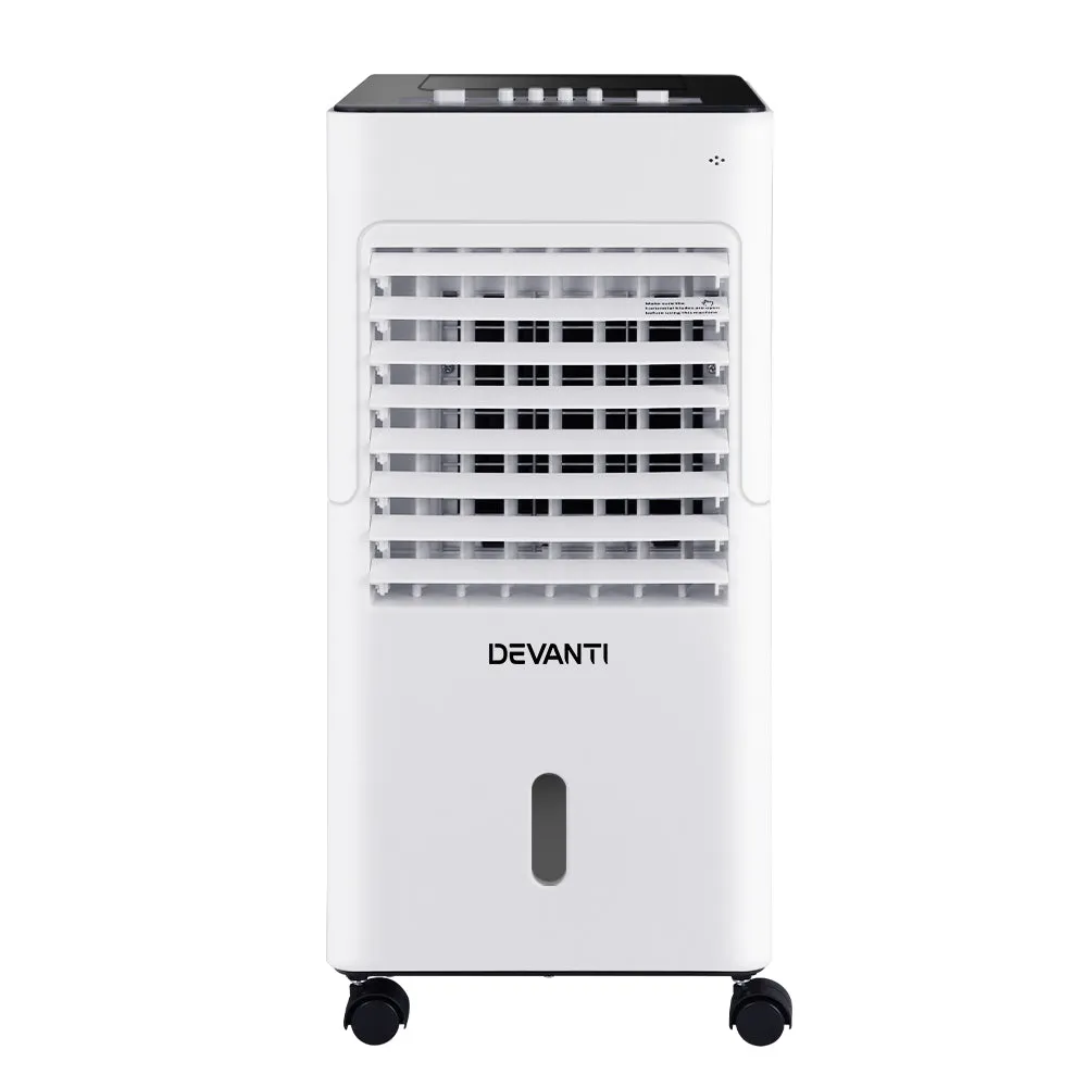 Devanti Evaporative Air Cooler Conditioner Portable 6L Cooling Fan Humidifier