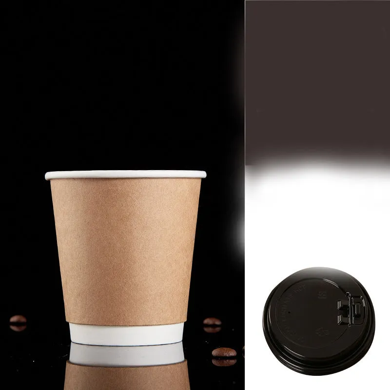 Disposable Double-layer Insulated Kraft Paper Cup