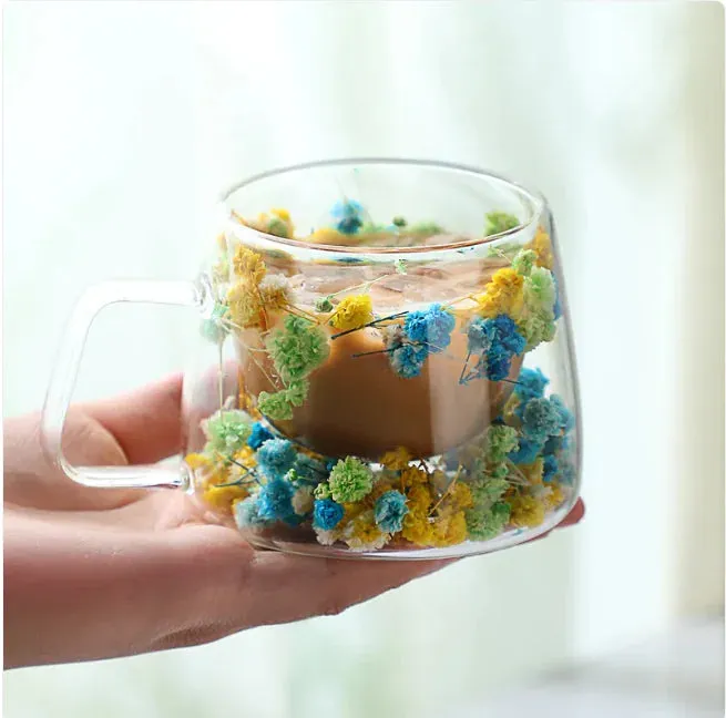 Double-Layer Borosilicate Glass Coffee Cup