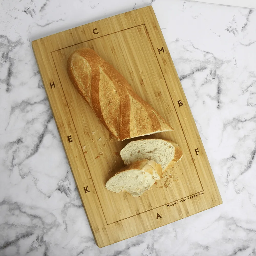 Double-Sided Dressage   Jump Course Cutting Board