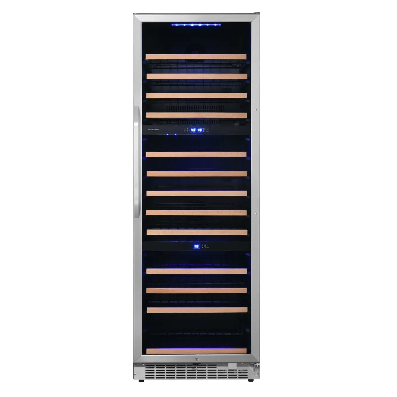 Edgestar CWR1432TZ 131 Bottle 24" Built-In Triple Zone Wine Cooler in Stainless Steel