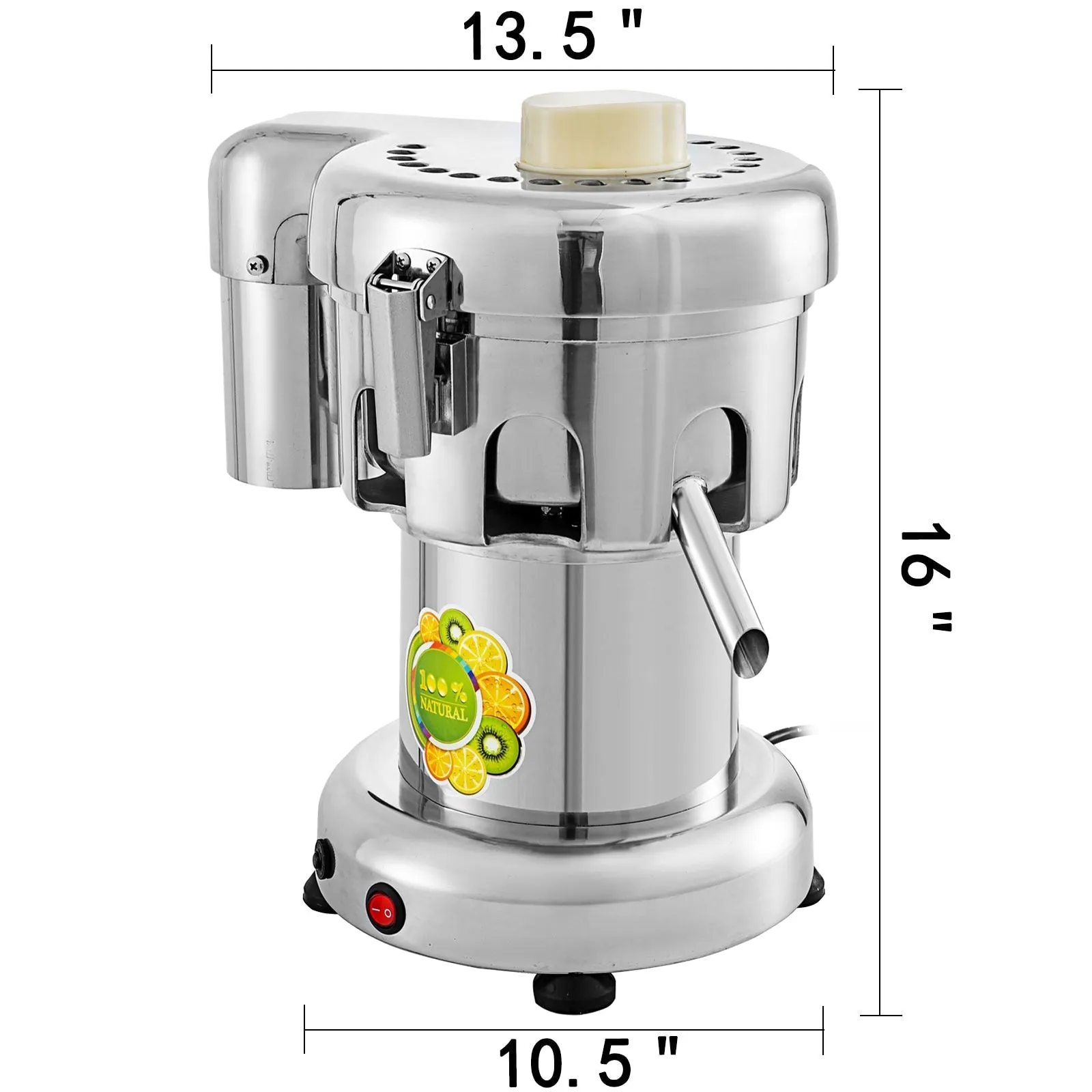 Electric Juice Extractor Stainless Steel Commercial Fresh Juice Press