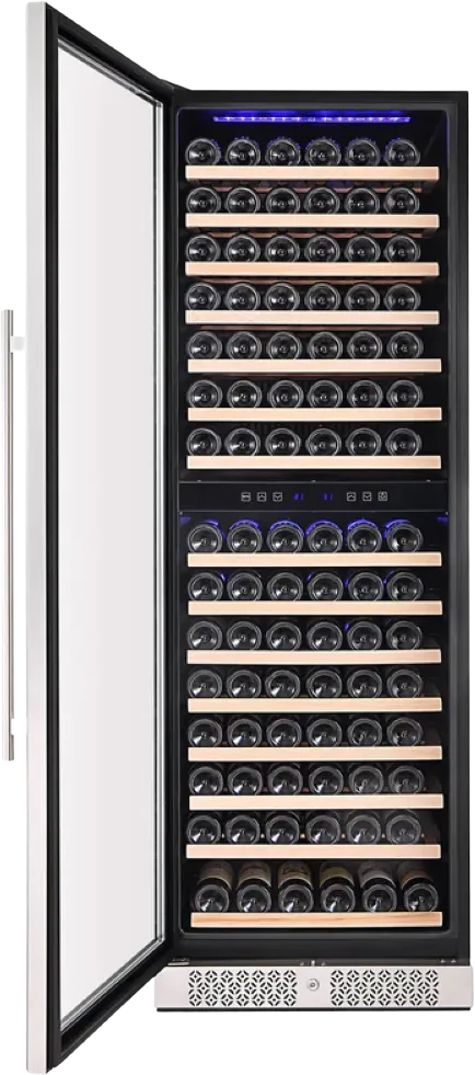 Empava Wine Cooler 24" Dual Zone 14.2 cu. ft. Capacity 160 Bottles Stainless Steel New