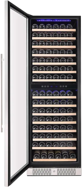 Empava Wine Cooler 24" Dual Zone 14.2 cu. ft. Capacity 160 Bottles Stainless Steel New