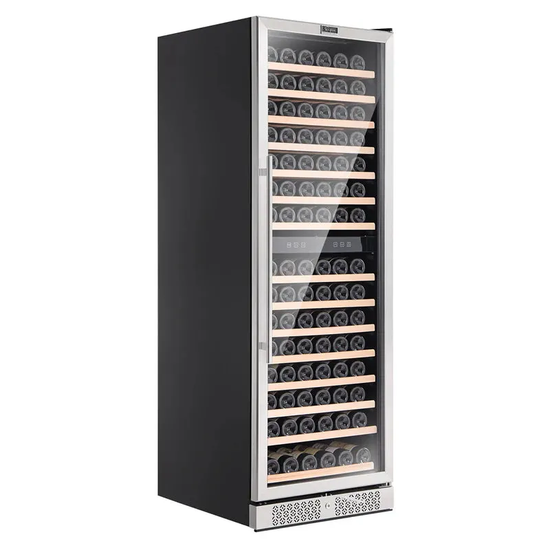 Empava Wine Cooler 24" Dual Zone 14.2 cu. ft. Capacity 160 Bottles Stainless Steel New