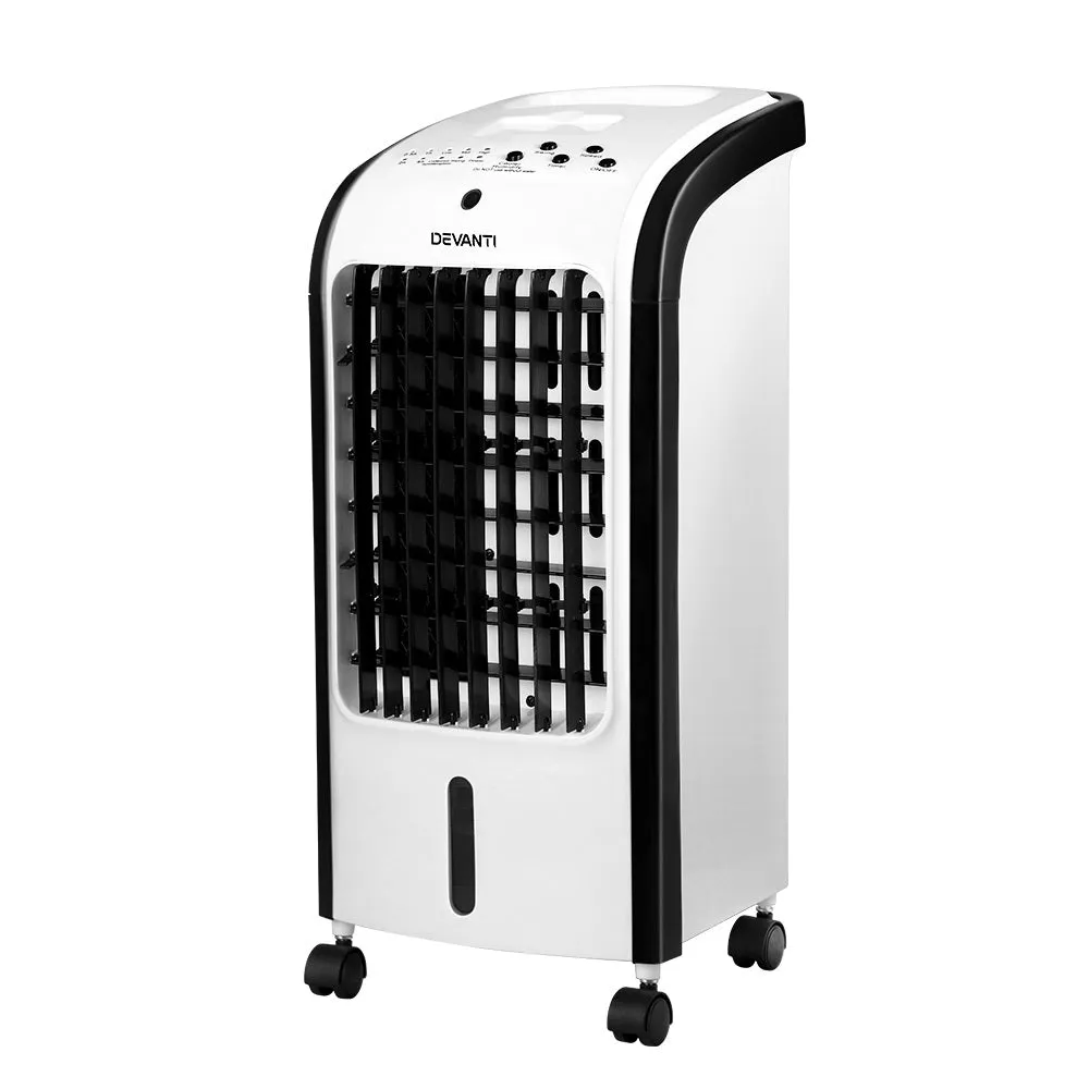 Energy-Efficient 4L 4-in-1 Air Cooler with Remote - Devanti