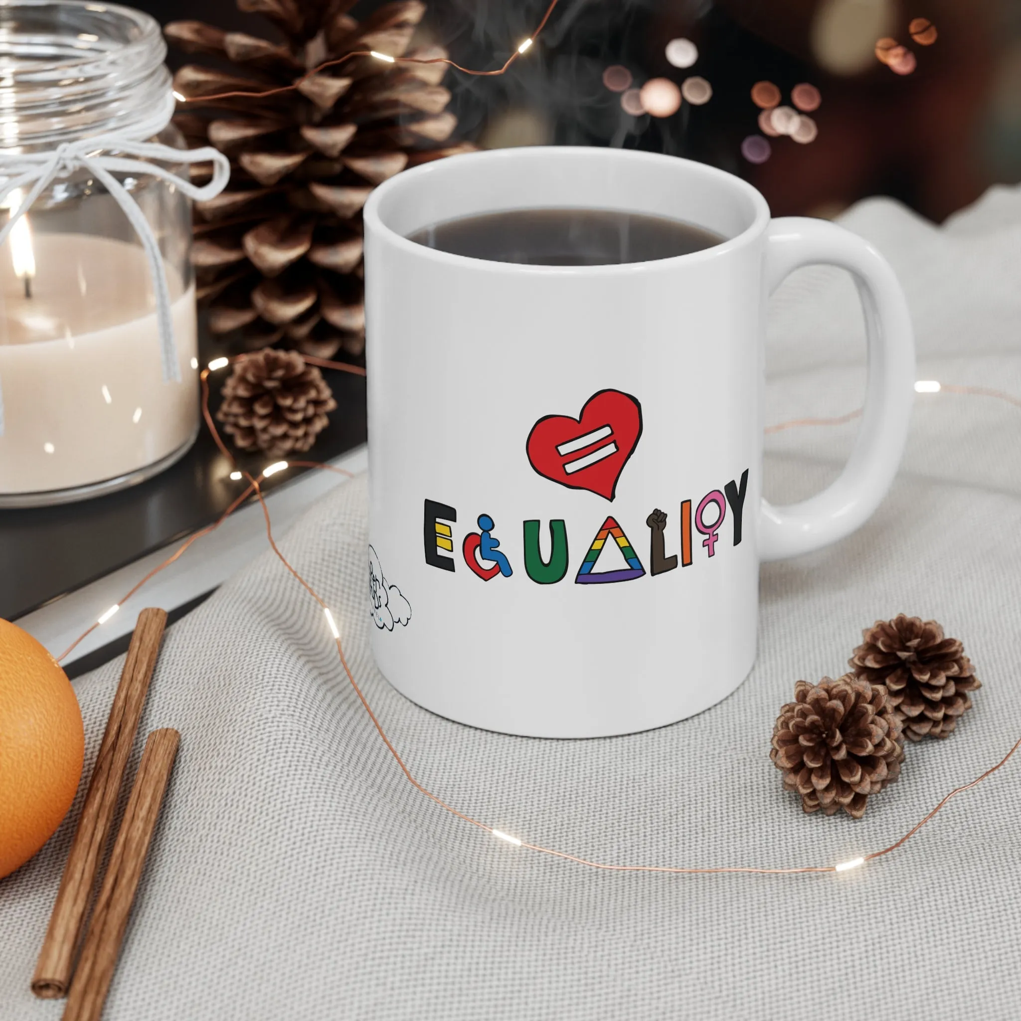 Equality Mug 11oz - Supporting Camp Kostopolus