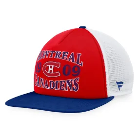 Fanatics Men's NHL Montreal Canadiens 2023 Heritage Flatbrim Snapback Cap