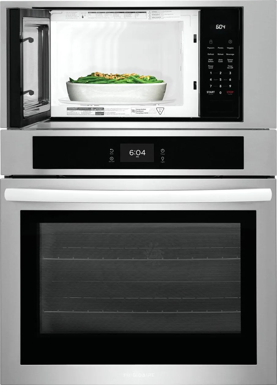 FCWM3027AS Frigidaire 30" Electric Wall Oven and Microwave Combination