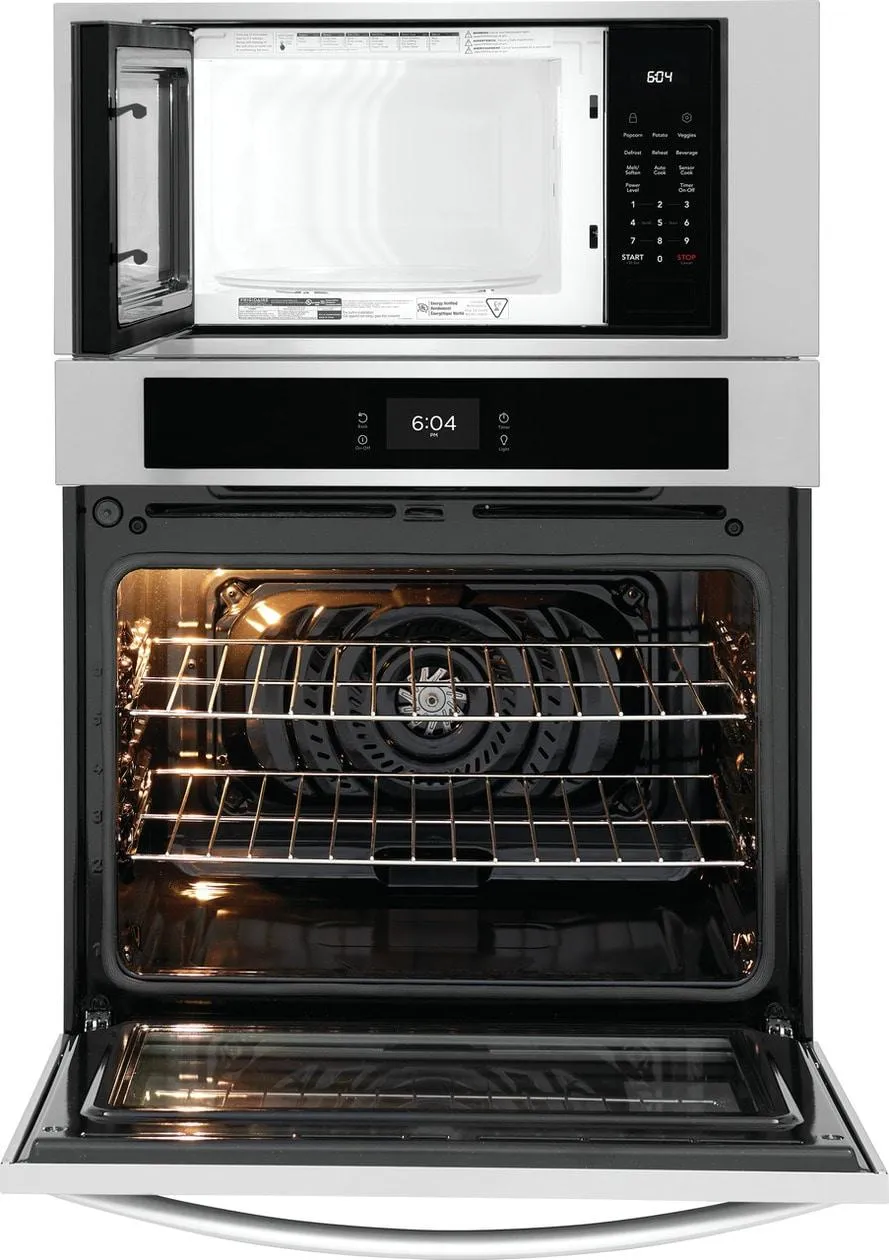 FCWM3027AS Frigidaire 30" Electric Wall Oven and Microwave Combination