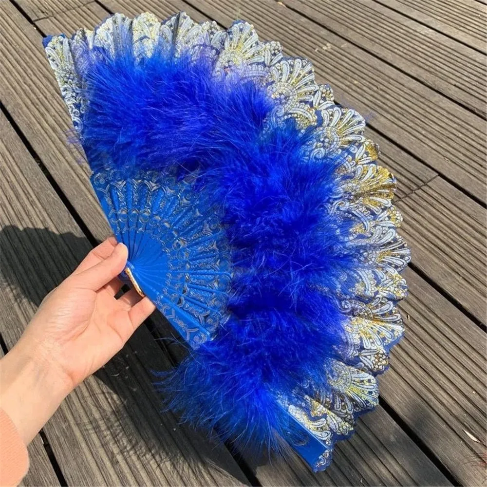 Feather Hand Fan Japanese Style