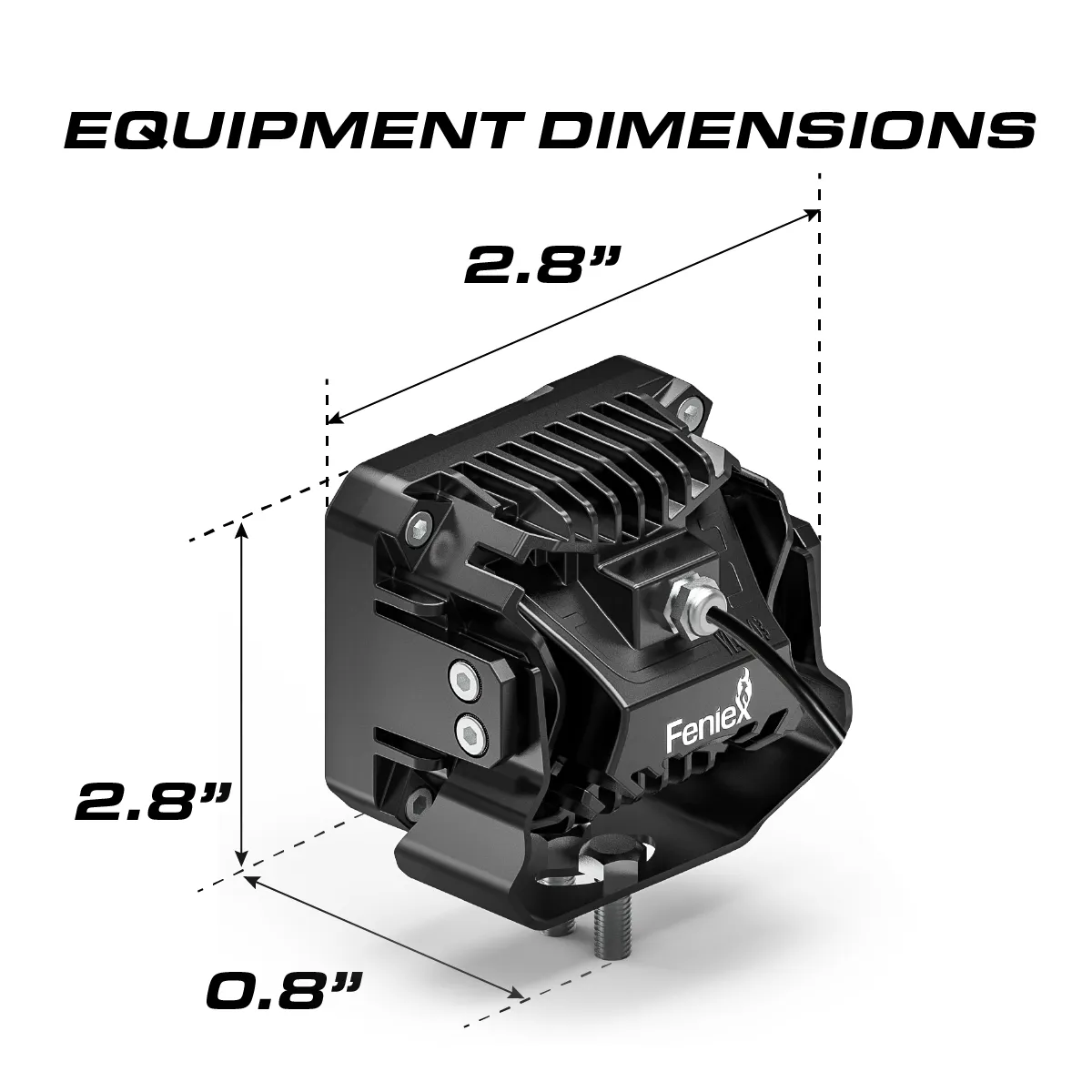 Feniex 4" Hi/Lo Cube Light