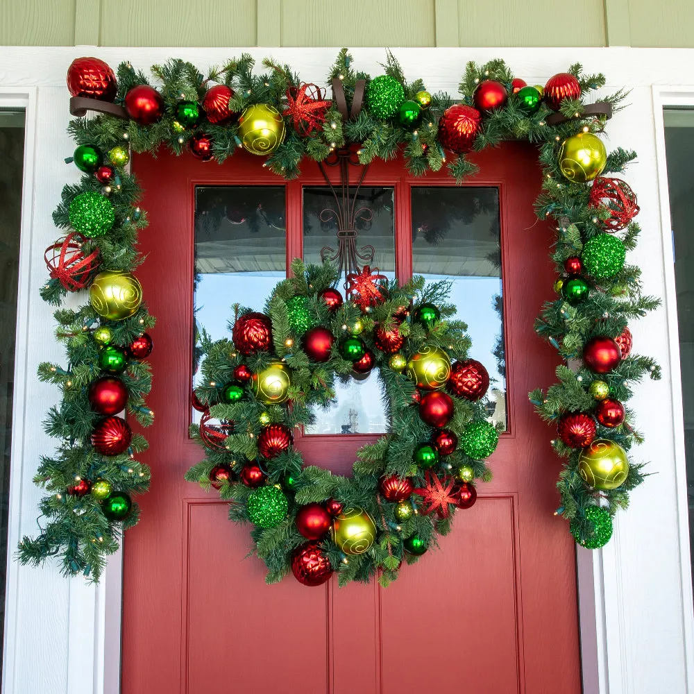 Festive Holiday Garland - 9ft.