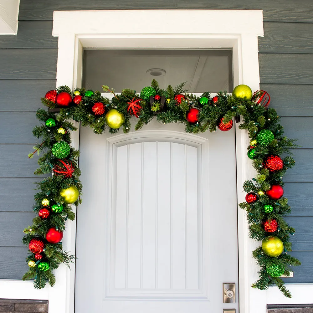 Festive Holiday Garland - 9ft.