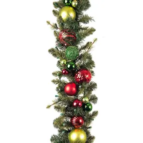 Festive Holiday Garland - 9ft.