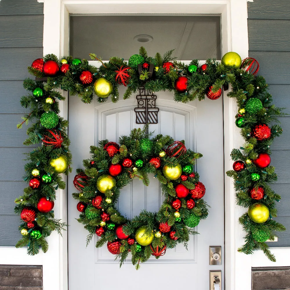 Festive Holiday Garland - 9ft.