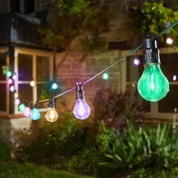 Festoon Lights Multi Coloured Set of 20