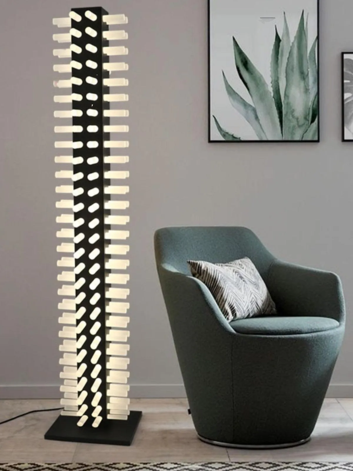 Filing Stand Floor Lamp