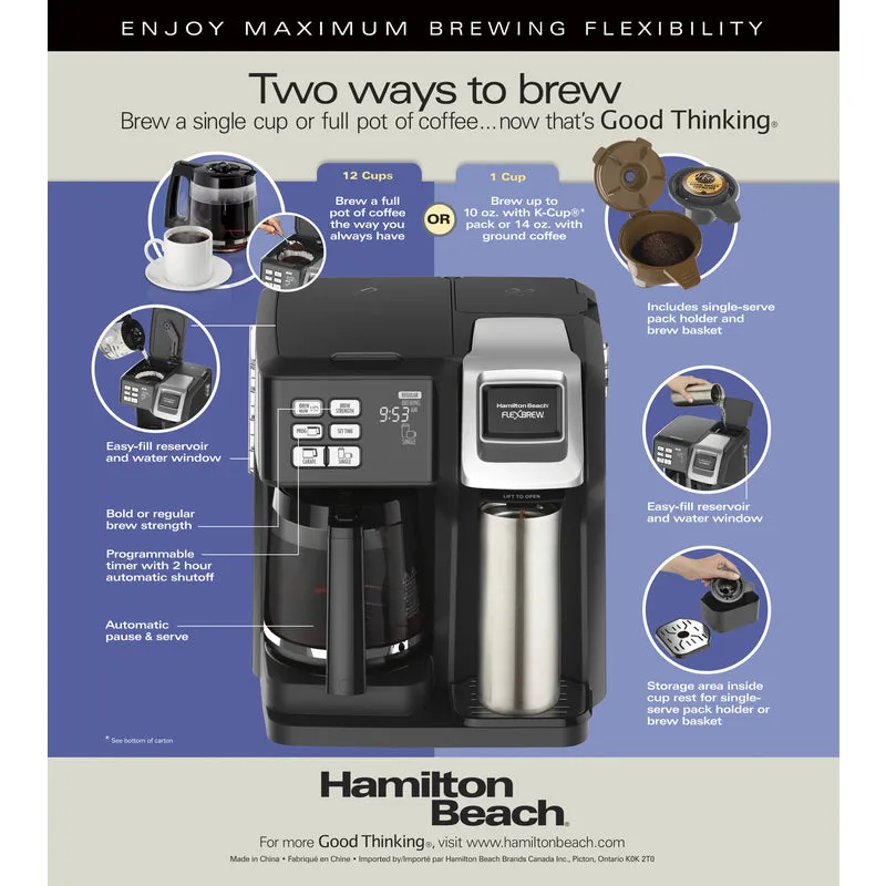 FlexBrew 2-Way Coffeemaker 49976