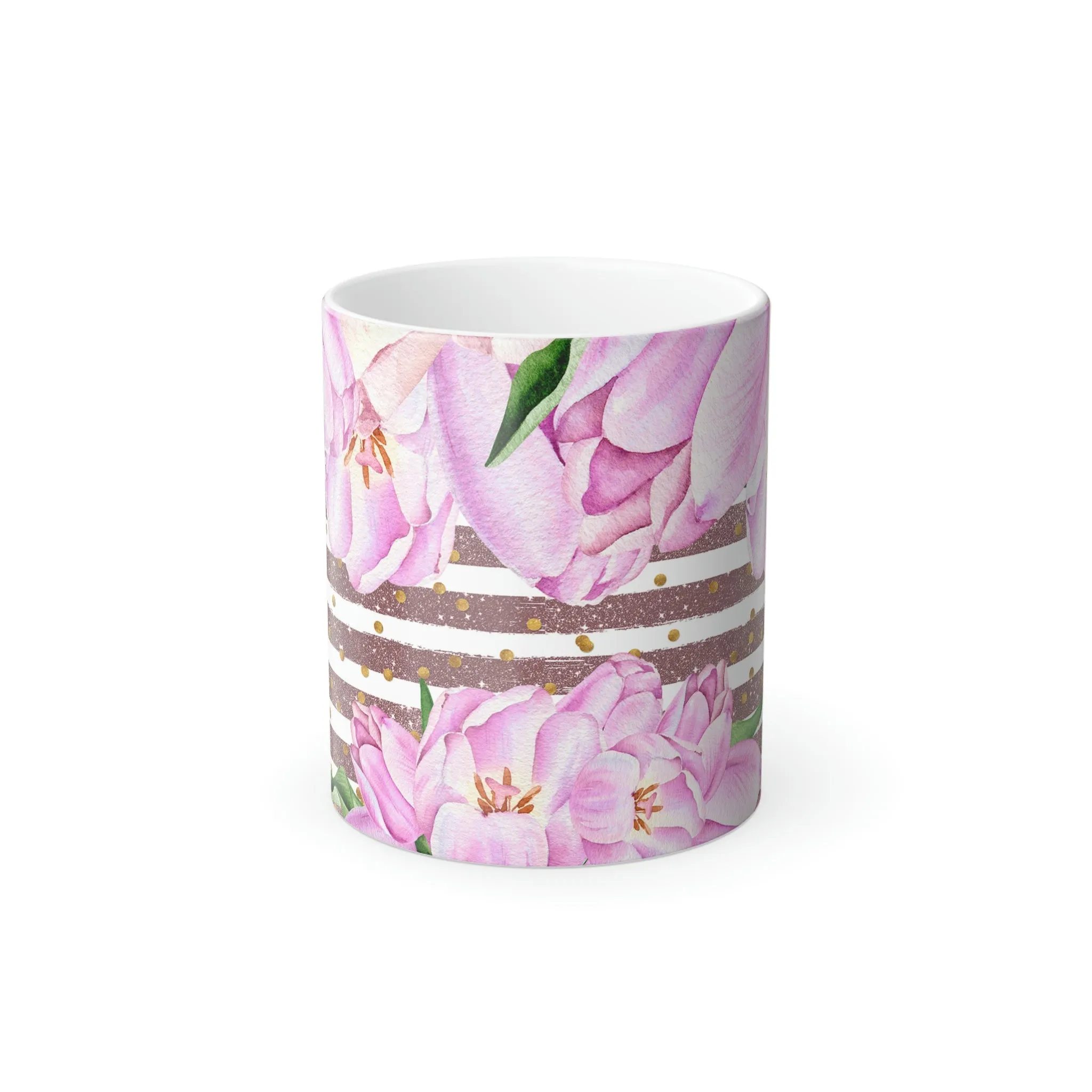 Floral 11oz Color Morphing Mug