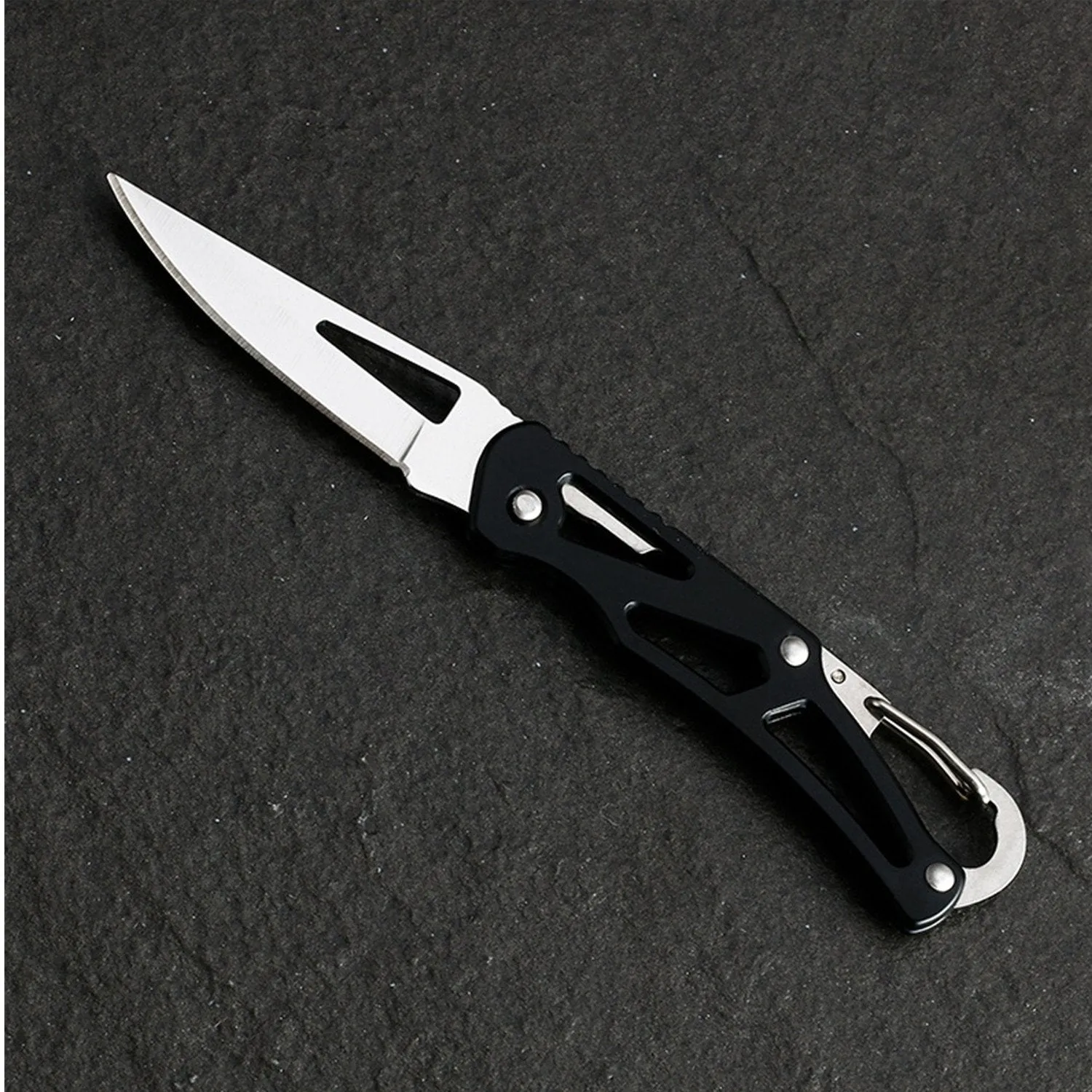 Folding Pocket Knife - Keychain Mini Knife - 2.4 Inch Sharp Blade Folding Knife - EDC Equipment - Survival Gear for Outdoor Camping Hiking for Men