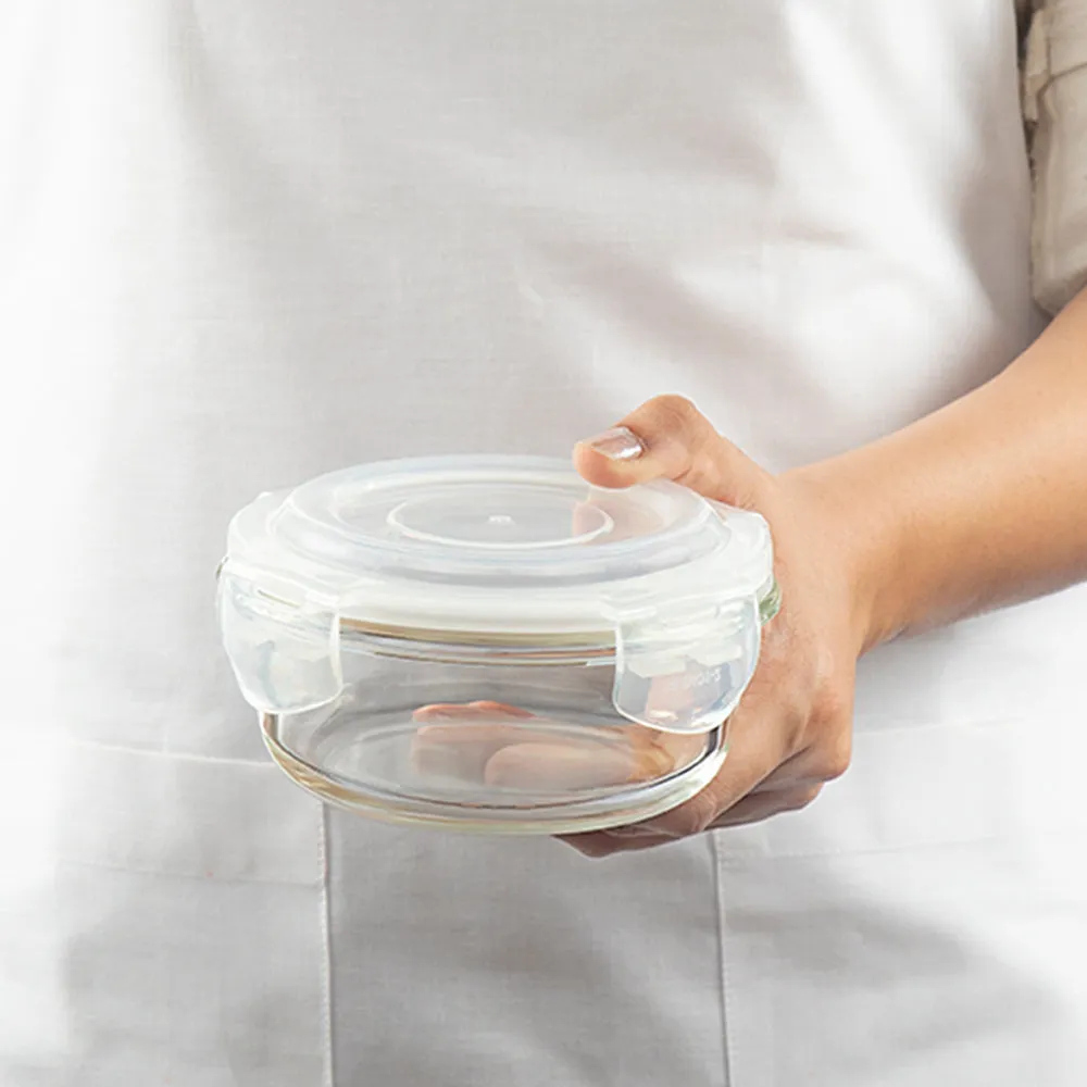 Foodluck Olive Universal Glass Lunch Box