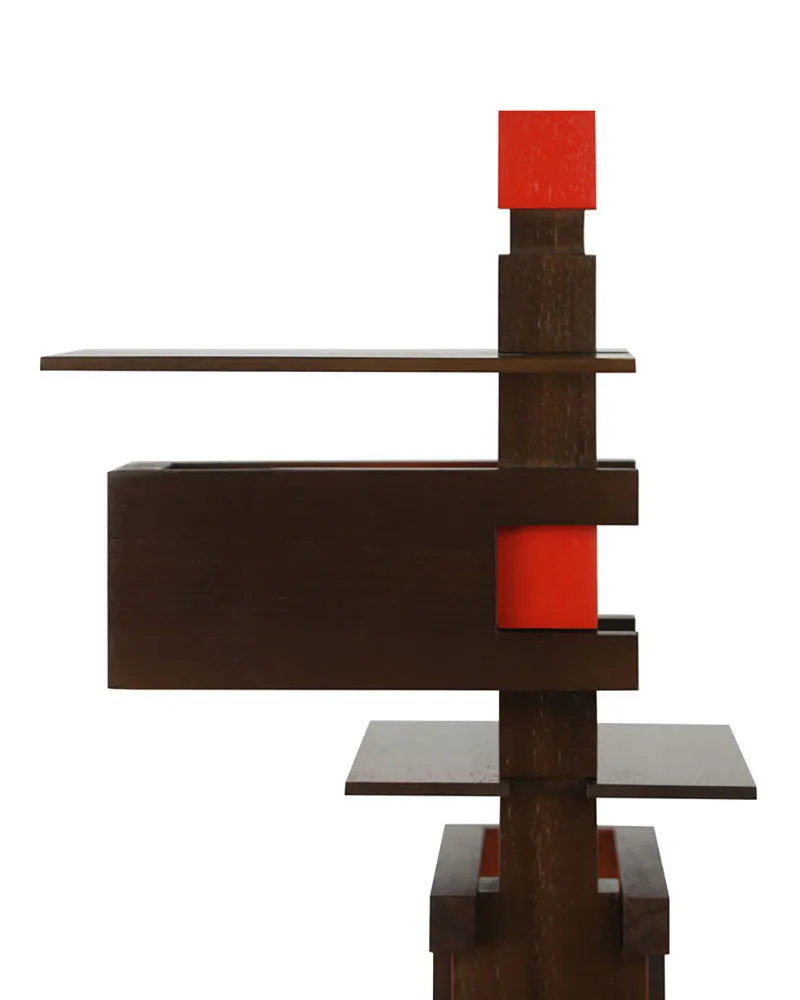 Frank Lloyd Wright Taliesin 2 Floor Lamp - Walnut