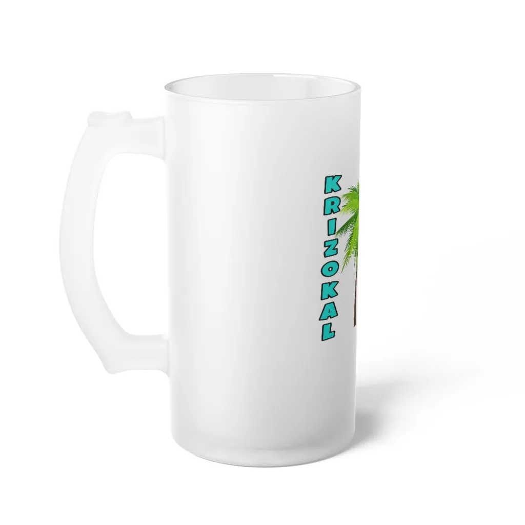 Frosted Glass Beer Mug