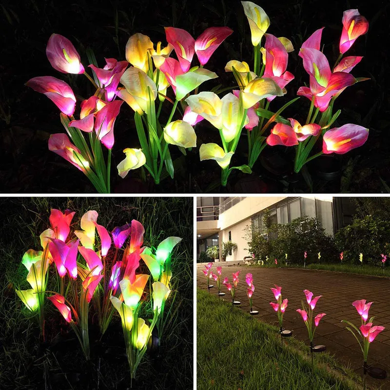 Garden Solar Powered Waterproof Floral Stake Decorative Lights