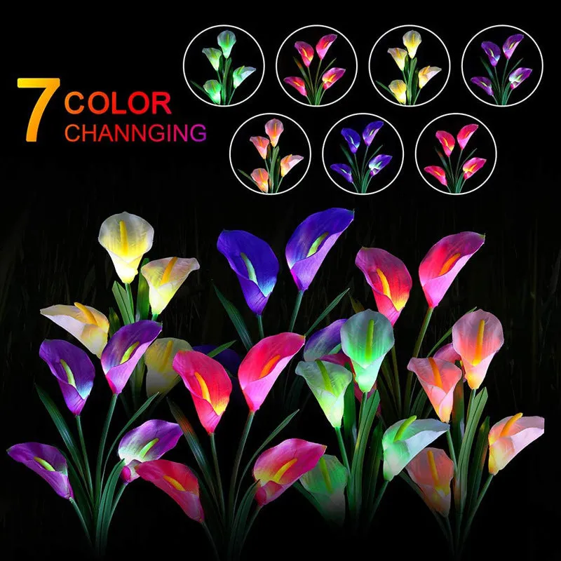 Garden Solar Powered Waterproof Floral Stake Decorative Lights