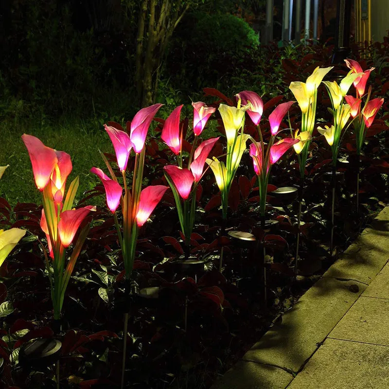 Garden Solar Powered Waterproof Floral Stake Decorative Lights