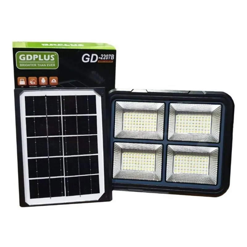 GDPLUS 200W LED BOX LAMP W/ SOLAR PANEL