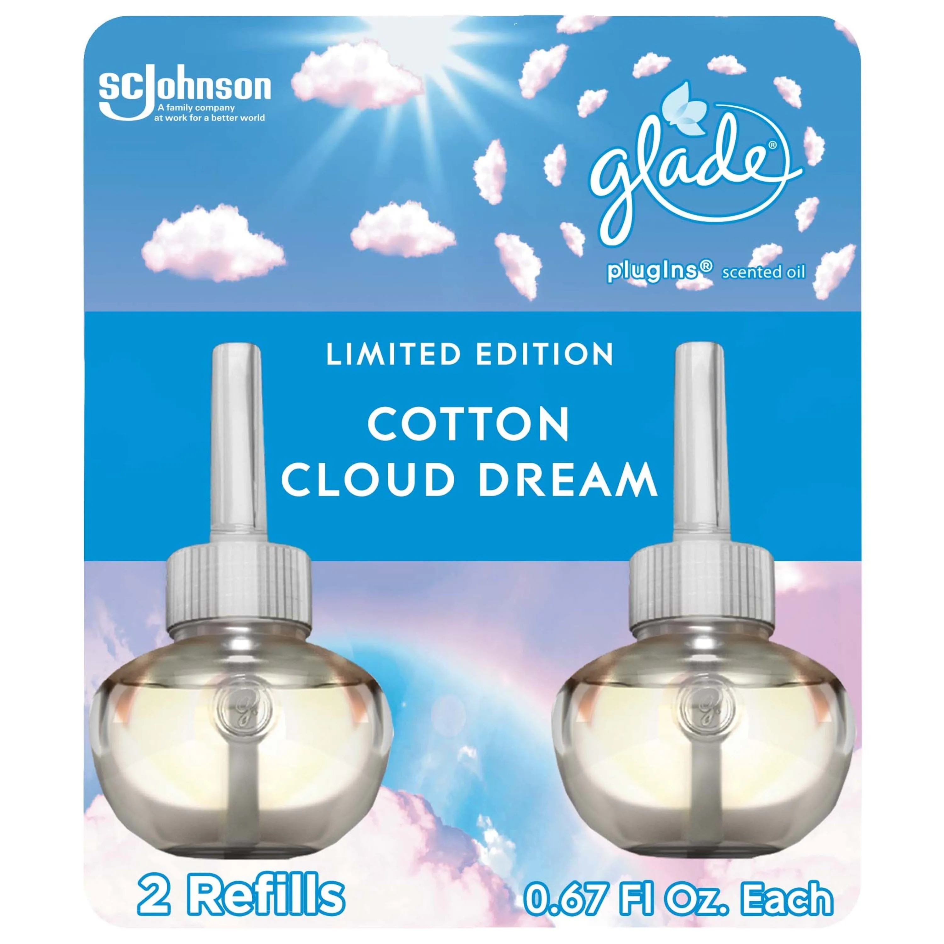 Glade Plug in Scented Oil, Clean Linen Refill Twin Pack - GPISOCLRTP