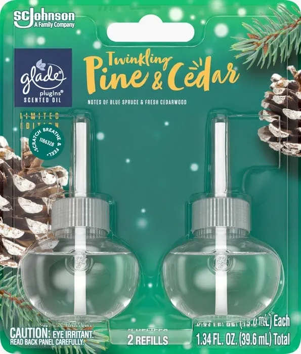 Glade Plug in Scented Oil, Clean Linen Refill Twin Pack - GPISOCLRTP