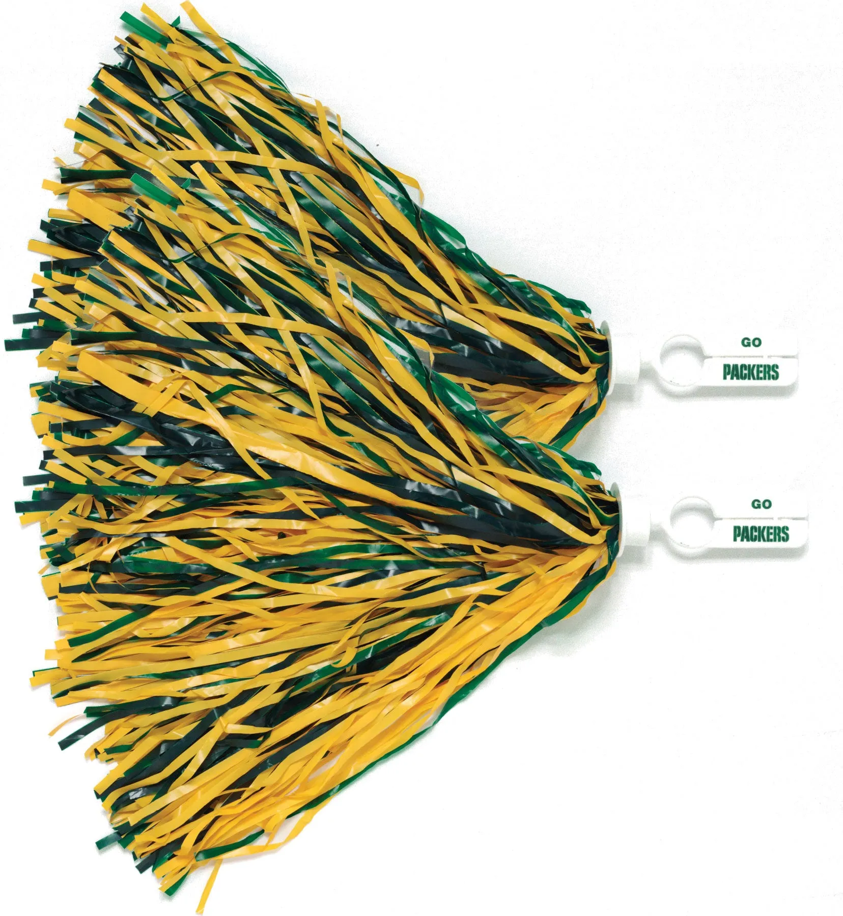 Green Bay Packers Green and Gold Pom Poms (Set of 2)