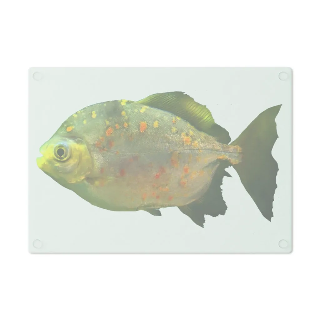 Green Fish with Specs Cutting Board