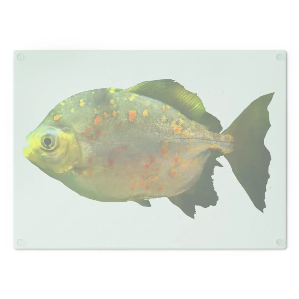 Green Fish with Specs Cutting Board