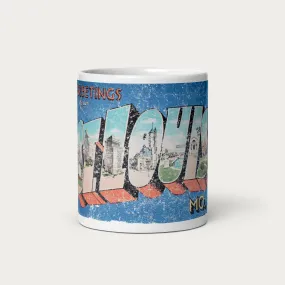 Greetings From St. Louis Postcard Coffee Mug