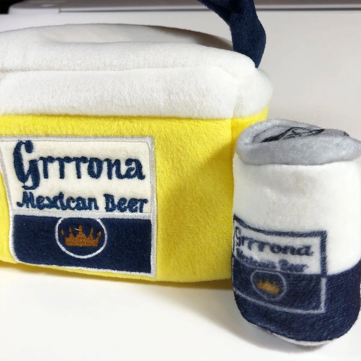 Grrona Beer Plush Interactive Dog Toy